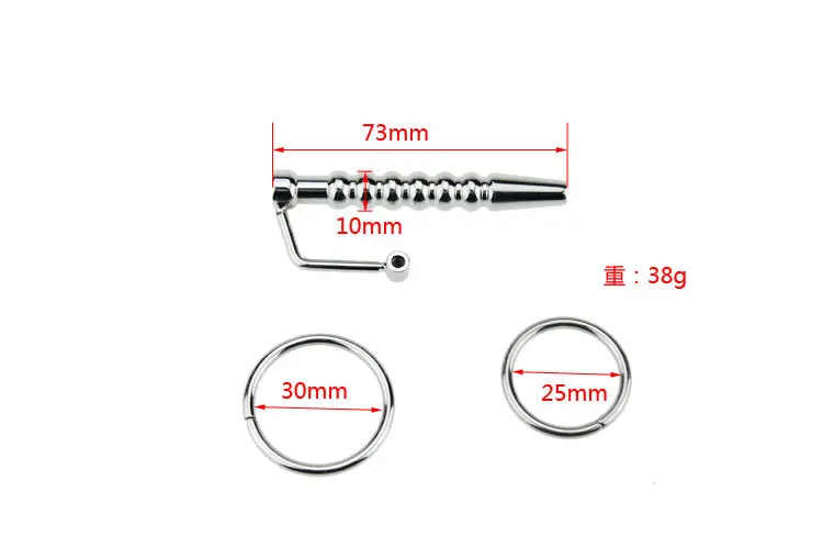 Новейшие Нержавеющей Стали Уретры Зажигания С Кольцо Пениса Расширители Секс