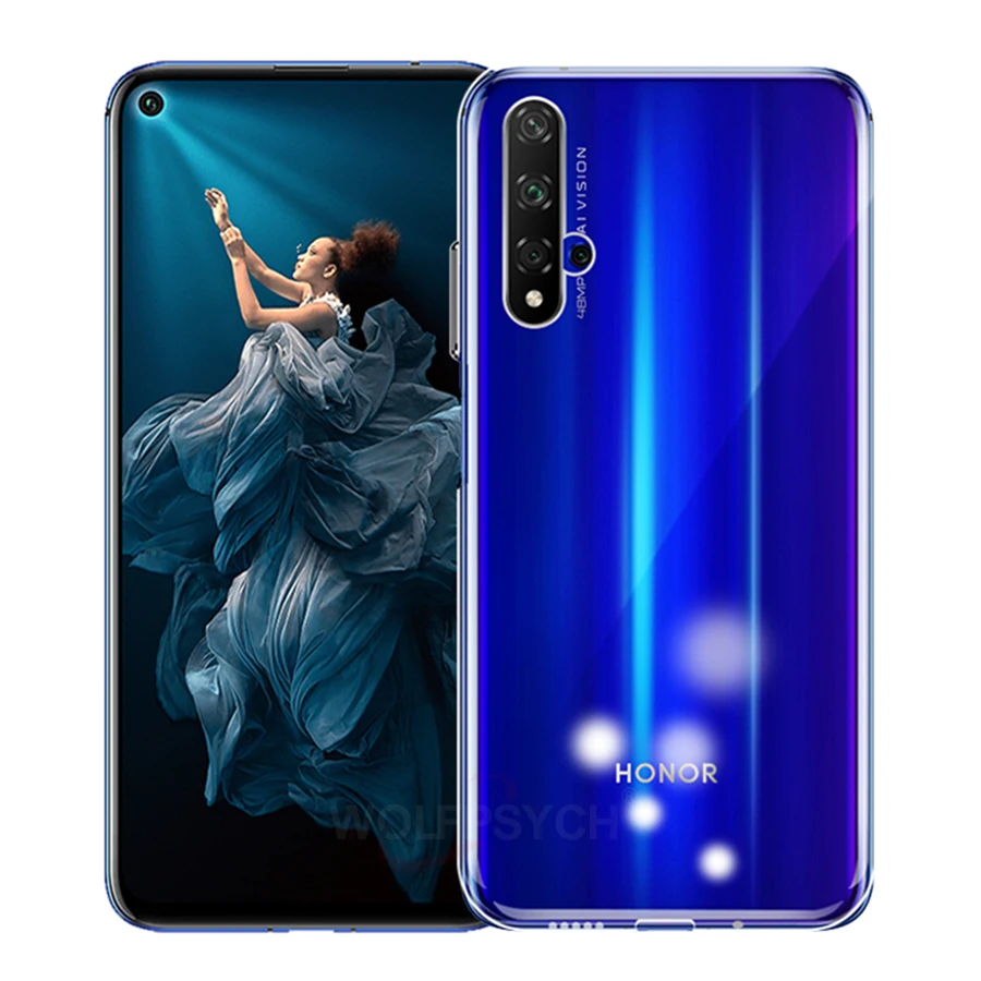 Прозрачная задняя крышка из ТПУ для Honor 20 Pro Чехол для телефона на Honor 20S тонкий прозрачный силиконовый мягкий чехол для huawei Honor 20 чехол