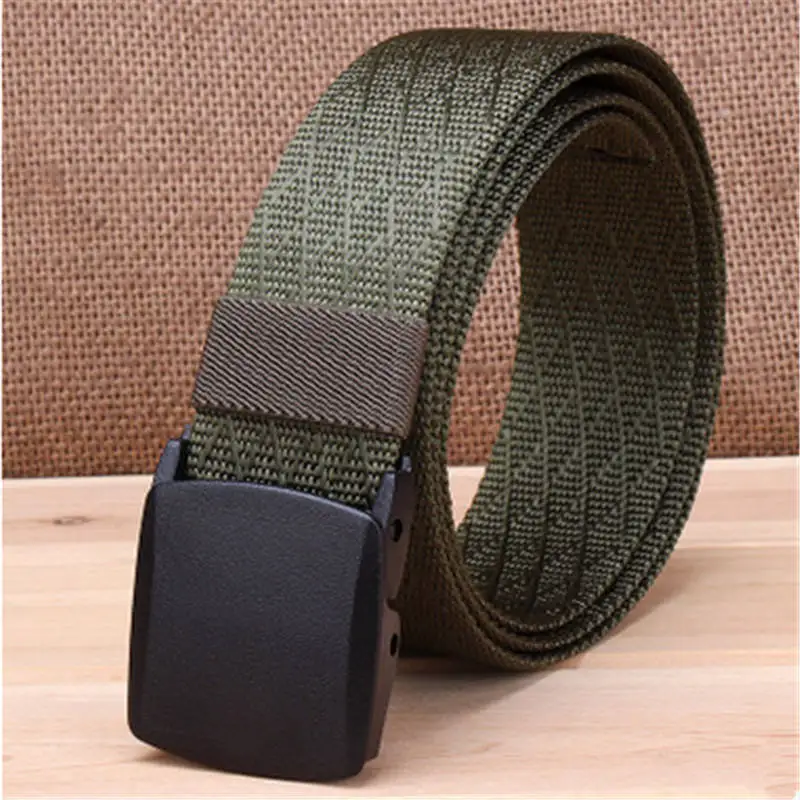 Мужской нейлоновый ремень с пряжкой из смолы классические ремни для джинсов