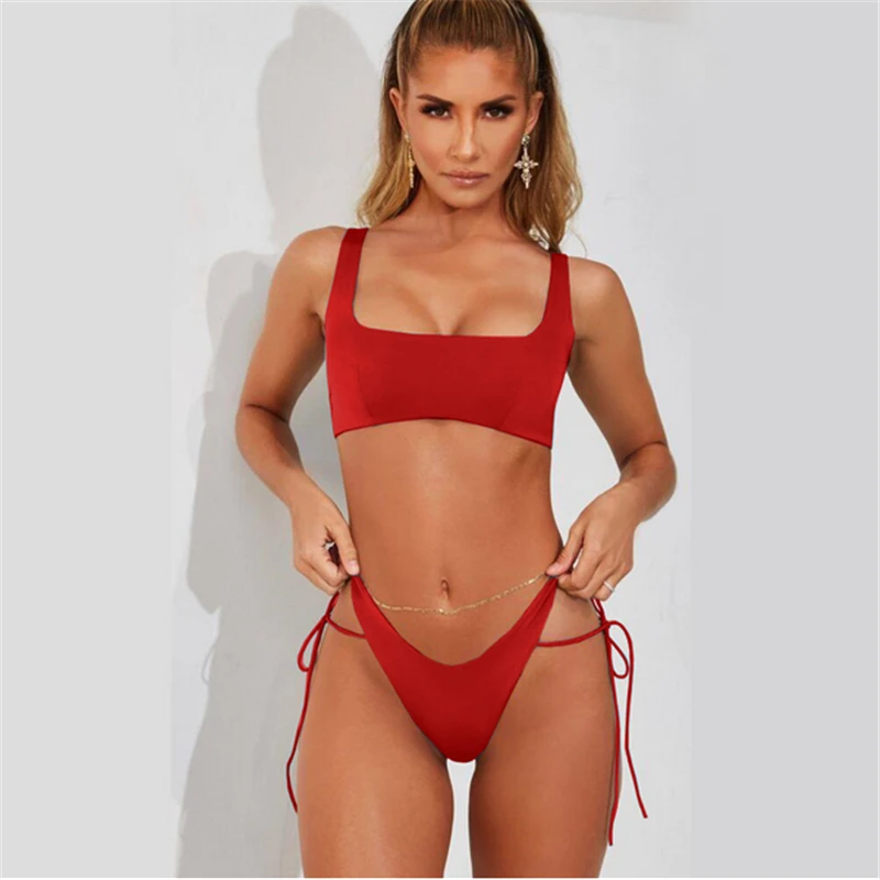 

Женский комплект бикини с пуш-ап, сексуальный купальник, Женский бандажный бикини, купальный костюм 2019, купальник, пляжная одежда, купальный...