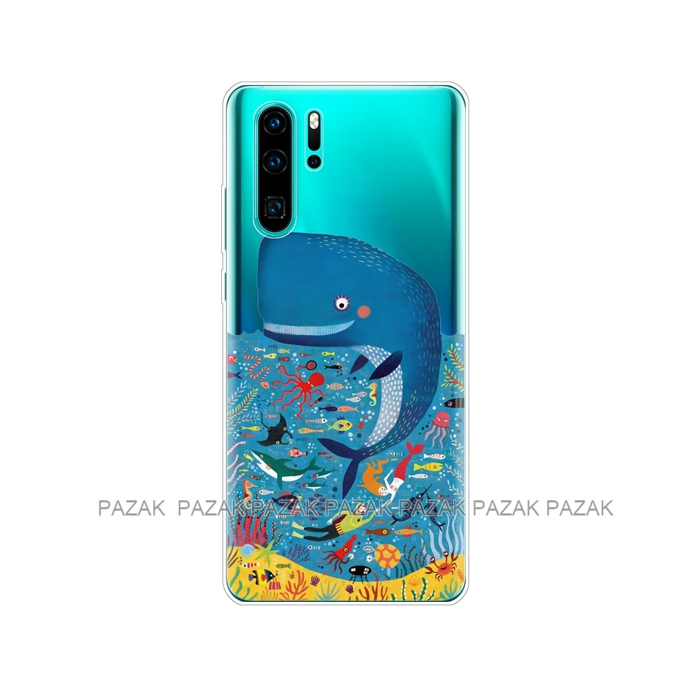 61388 Чехол-Бампер для Huawei P30 Pro, мягкий силиконовый чехол для телефона из ТПУ, задняя крышка для Huawei P30 Pro VOG-L29 ELE-L29 P 30 Lite, чехол с принтом - Цвет: 61388