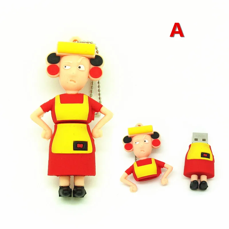 Флэш-накопитель серии Funny girl & boy usb карта памяти для большого пальца