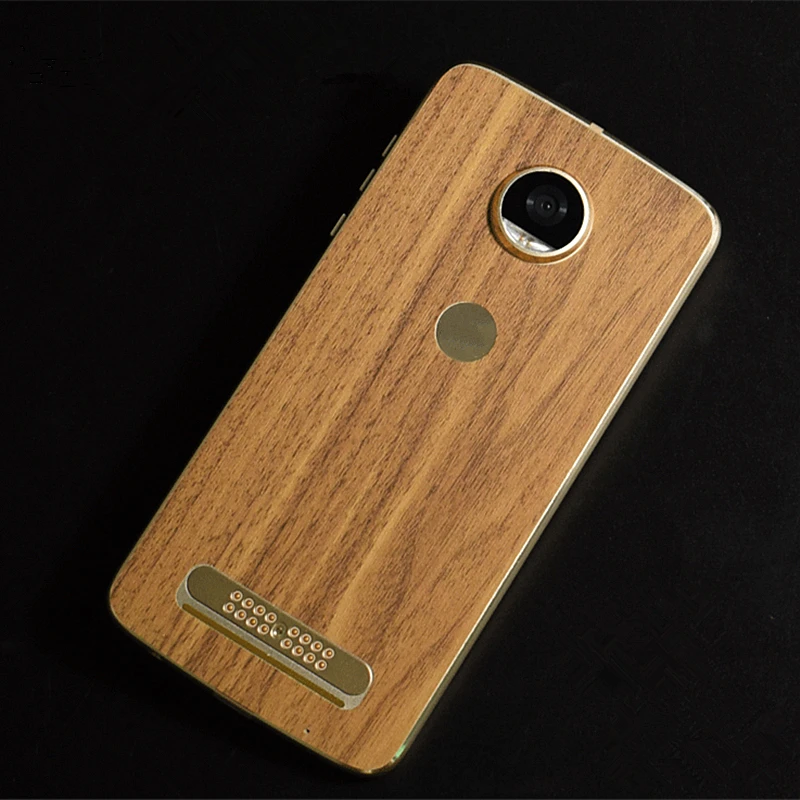 

Wood Grain Decorative Skins For Motorola Moto Z2 Play Wrap Skin Back Paste For Moto Z2 Play Back Film Sticker