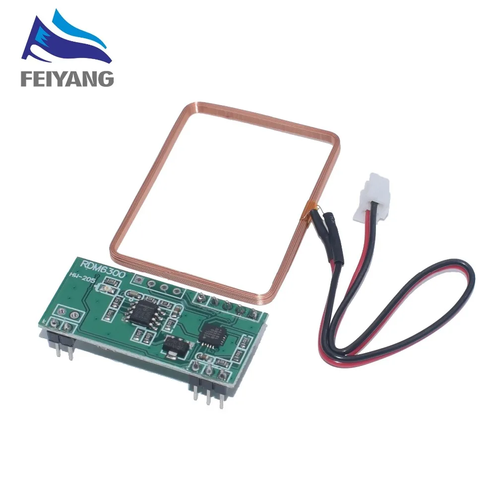 1 комплект 125 кГц RFID считыватель Модуль RDM6300 UART Выход Система контроля