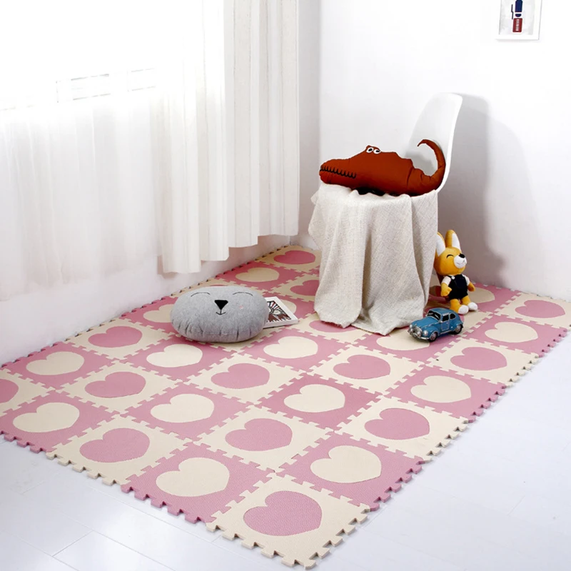 9 шт./компл. 30*30*1 см DIY ребенка играть Коврики Одеяло Infant Сканирование активности