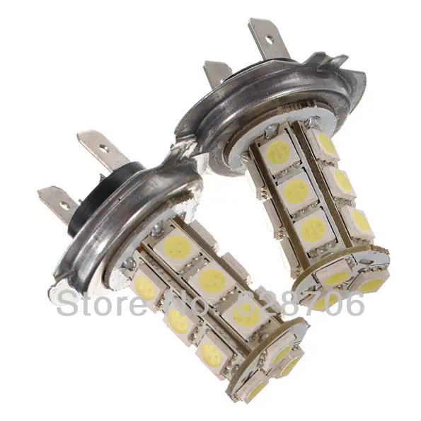 2 шт. Автомобильные светодиодные Ксеноновые лампы H7 18 SMD|bulb shell|bulb creeh7 halogen bulb |