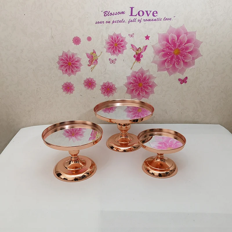 Подставка для торта серебристая розовая золотистая 12 дюймов 10 | Дом и сад