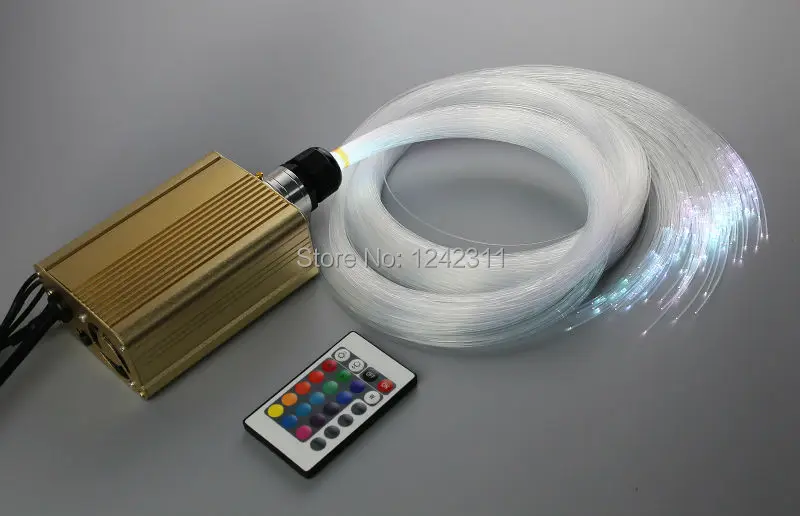 

Personal room decoration DIY optic fiber light kit led light stars optical fibres RGB color change wireless ceiling light
