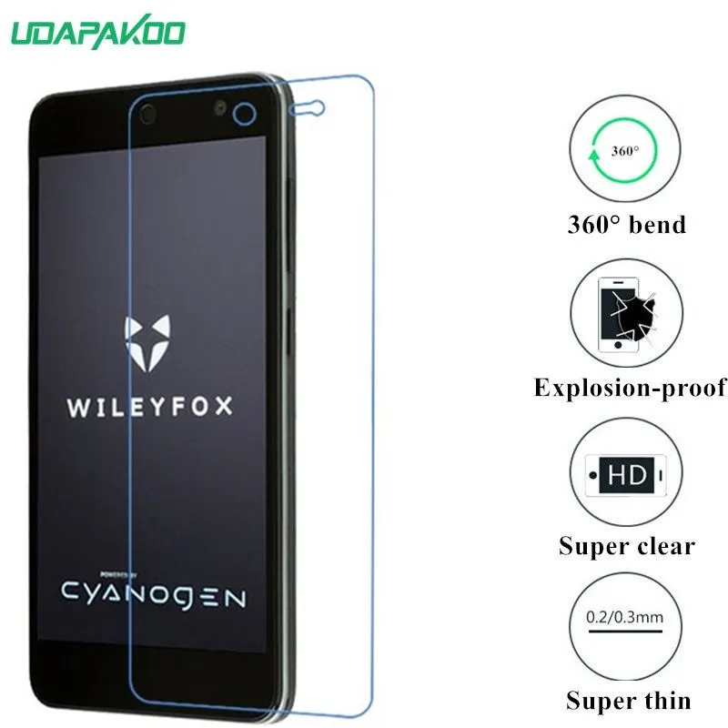 Udapakoo прозрачная закаленная (мягкое стекло) пленка для Wileyfox Свифт нано