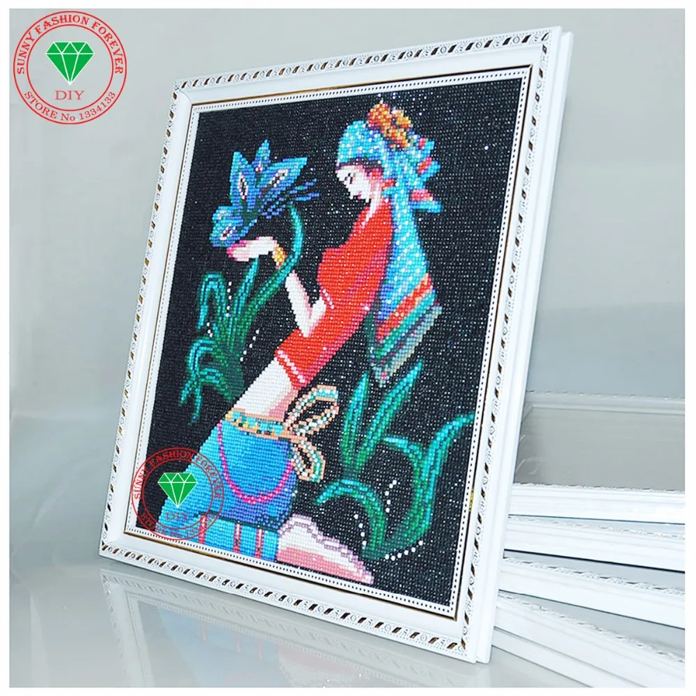 5D алмазная вышивка Павлин Кубик Рубика живопись картина с мозаичным рисунком