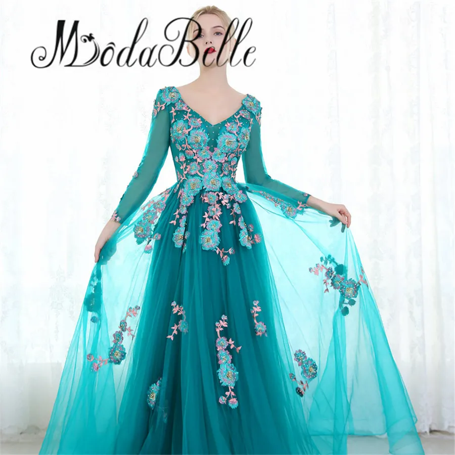 Modabelle Robe Soiree 2017 вечерние платья с вышитыми бусинами торжественное платье