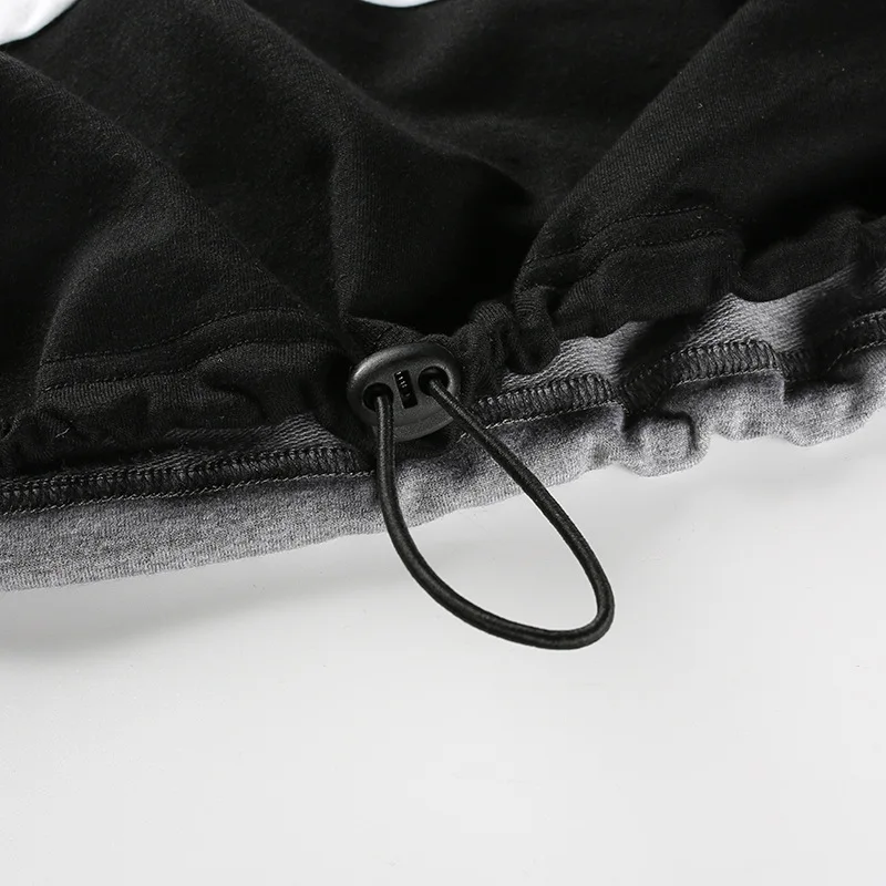 2018 осень Новинка Лидер продаж Для женщин Толстовка Мода Цвет Patckwork уличная Half Zip