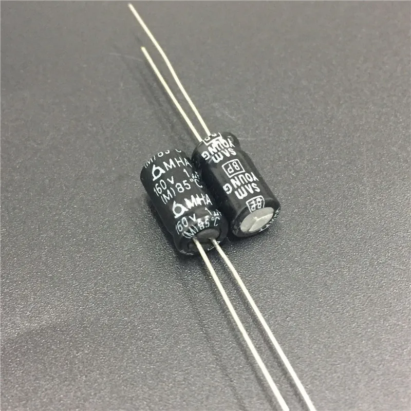 10 шт. мкФ 160V SAMYOUNG MHA серии 6 3x11 мм 160V1uF биполярные электролитические