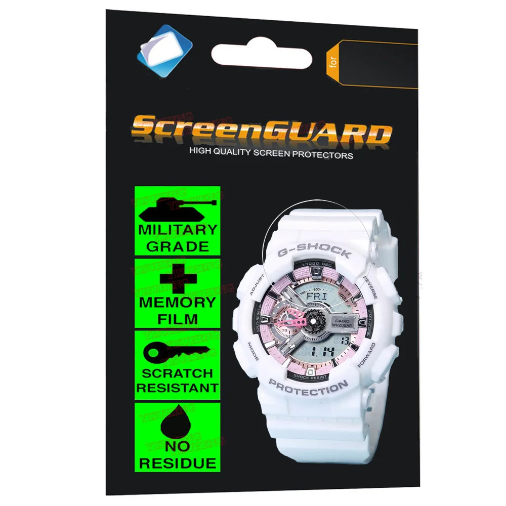 Антиударная Военная пленка для часов Casio G SHOCK Аналоговый Цифровой светодио дный