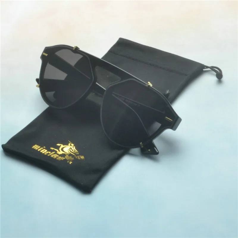 MINCL 2019 новые женские модные брендовые дизайнерские Овальные Солнцезащитные очки