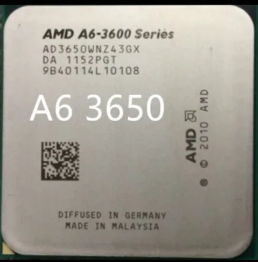 AMD A4 Series A6 3650 a6 четырехъядерный процессор для настольного компьютера|desktop processor|amd