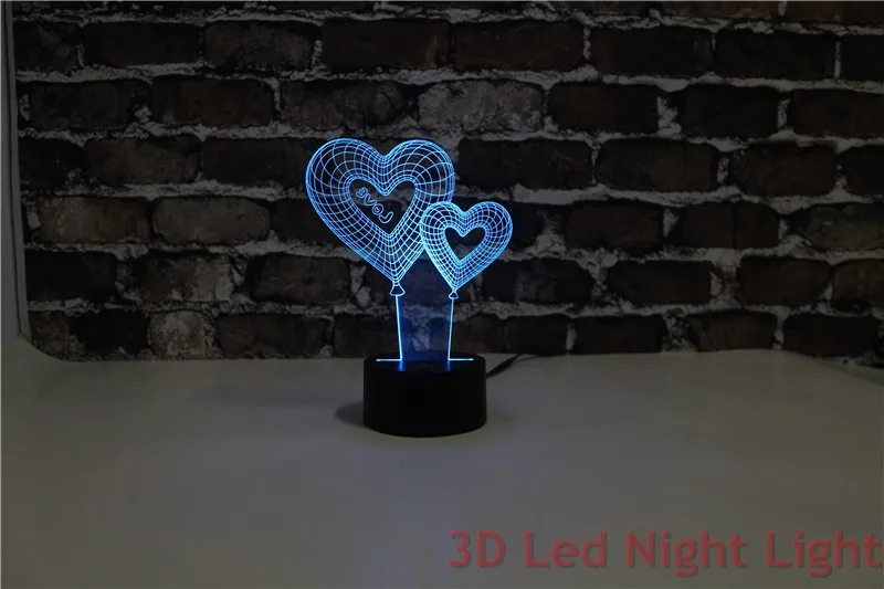Украшение для комнаты на чердаке 3D освещение Led Nite Lite с сертификатом RoHS YJM-2903 |