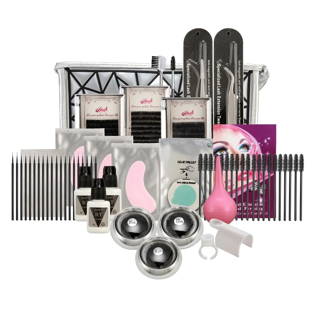 Набор инструментов для наращивания ресниц Anmas Rucci 19 в 1|Ресницы Набор| |