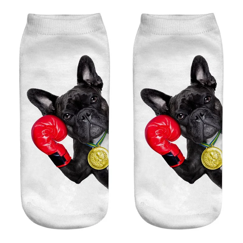 Dreamlikelin Kawaii Dog 3D принт женские носки 27 стилей золотой ретривер Schnauzer милые носки до лодыжки для женщин детей