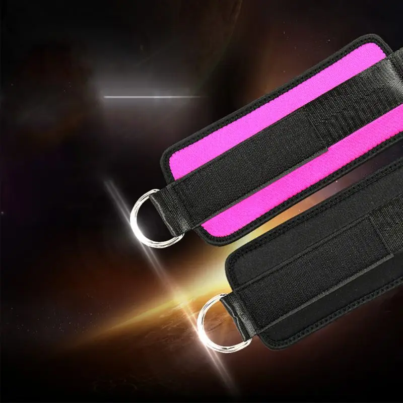 Fitness Adjustable D-Ring Ankle Straps Foot Support Protector Gym Leg Pullery with Buckle Sports Feet Guard | Спорт и развлечения