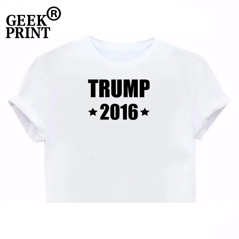 Trump 2016 Women Tops T-Shirt Election Political Republican Democrat President Lady Gifts Dropshipping | Женская одежда