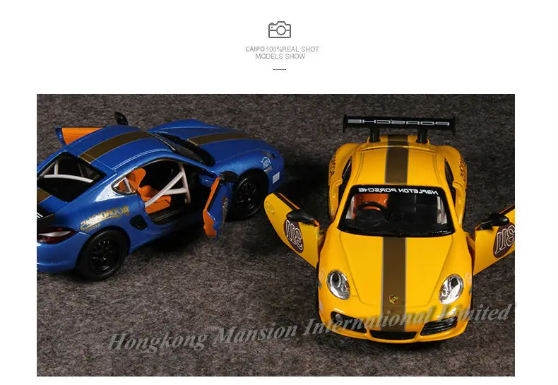 Масштаб 1:32 Роскошная литой гоночный автомобиль из сплава модель для ThePorsche Cayman