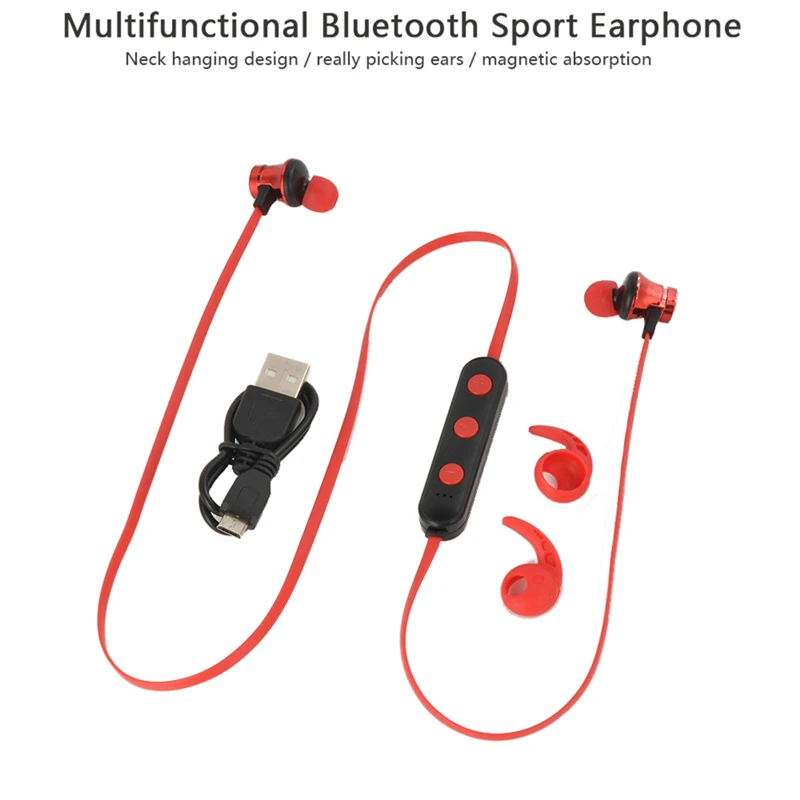 Bluetooth наушники спортивные Беспроводные Поддержка TF/SD карты стерео музыка