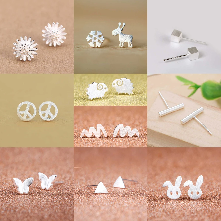 19 стильных серебряных серег милые маленькие шпильки с демоном для девочек