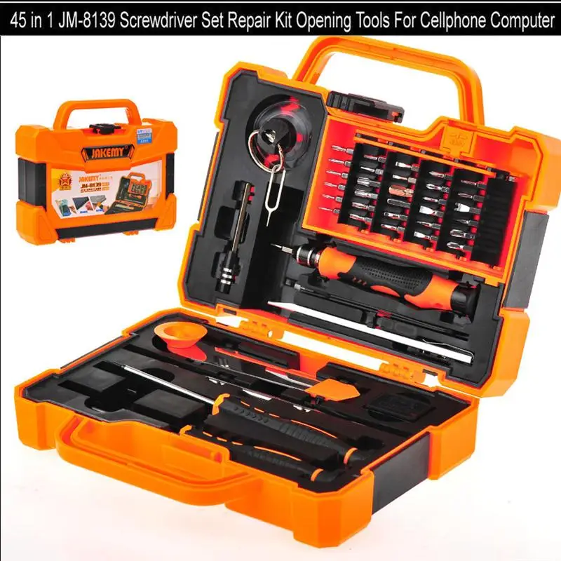 Home Tool Kits Multi-functional 45 IN 1 Precision Screwdriver Set Repair Kit for Household Electronics Test Maintenance | Инструменты