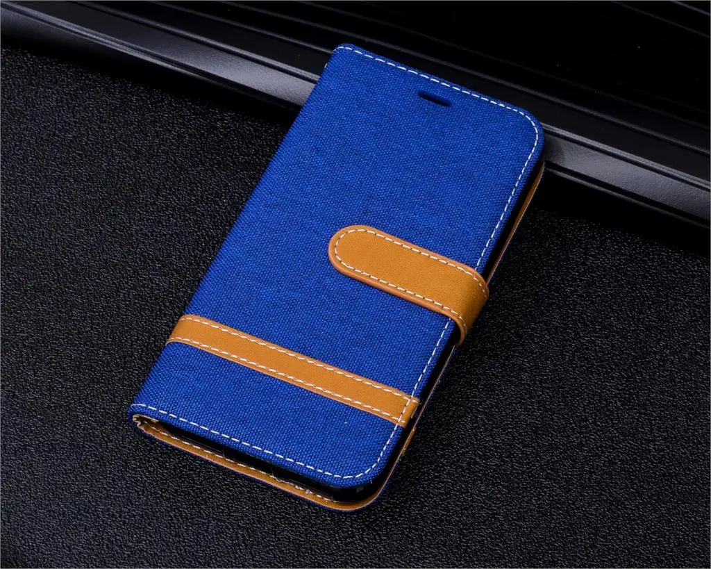 blue Для LG K8 K10 G7 ThinQ Q8 чехол джинсы версия Coque Etui чехол для LG K8 K10 K4 G6 Чехол-бумажник из искусственной кожи чехол - Цвет: blue