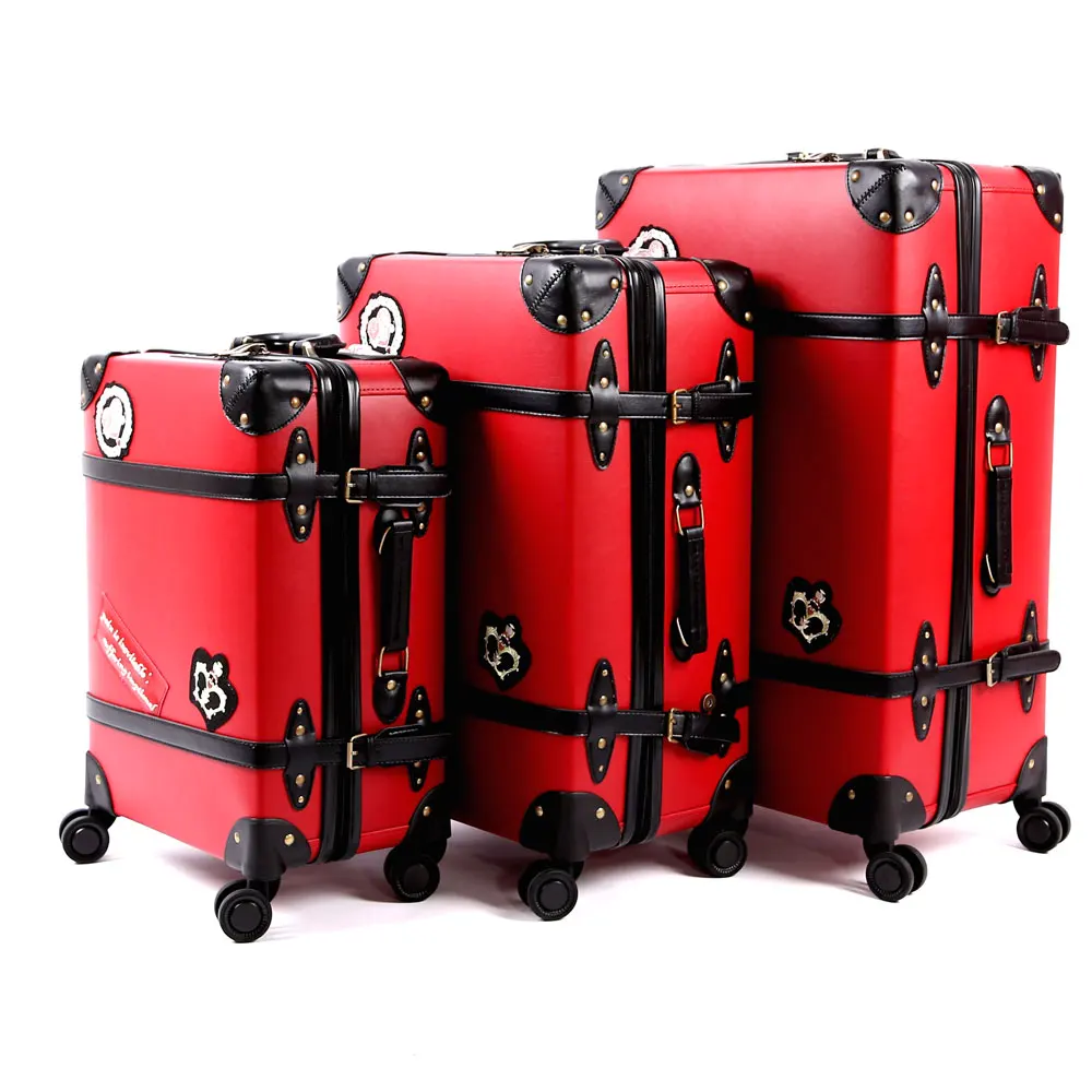 2019 Suitcase Trolley Case luggage with wheels TSA Lock student large suitcase 28 inch PU leather capacity 3 | Багаж и сумки