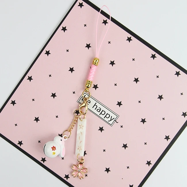 Trational Rabbit Pig Cat Bell Omamori Sakura аксессуар для телефона сумка подвеска удача богатство