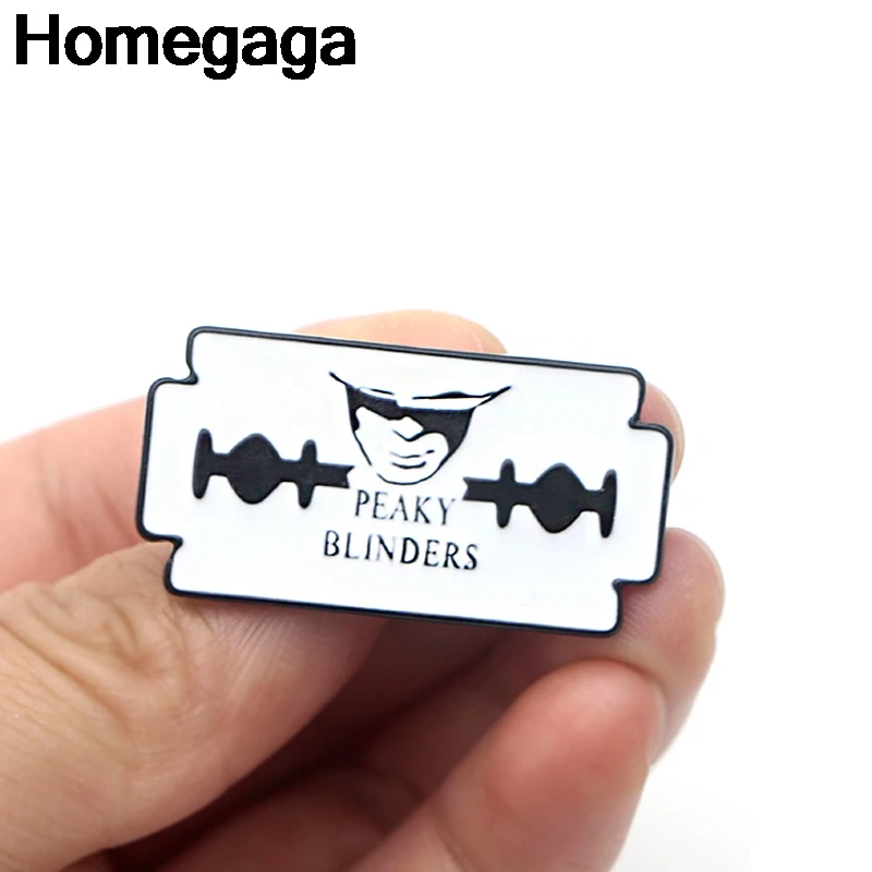 Homegaga Peaky bliners цинковый металлический Узелок шпильки футболки значки Сумка Одежда Кепка рюкзак броши для обуви значки медали украшения D2137