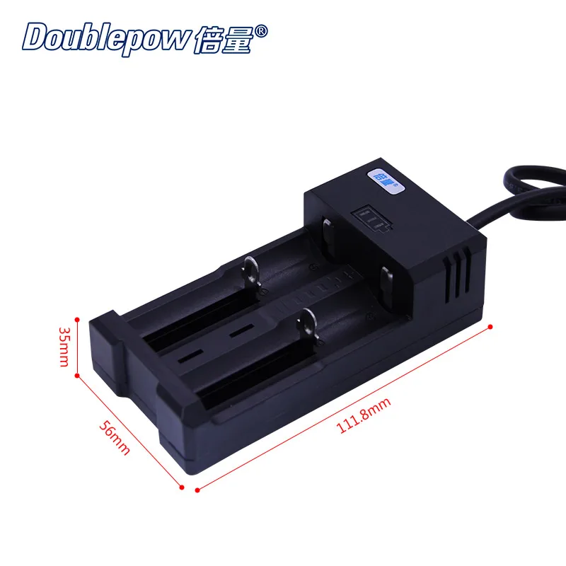 2 слота doulepow DP-K65 Интеллектуальное Быстрое Зарядное устройство для литий-ионных