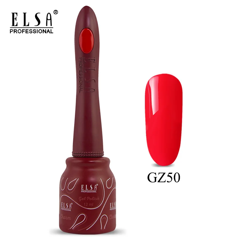 GZ50 Elsa 12 мл DIY Гель-лак для ногтей Французский стиль УФ набор гель-лаков для ногтей отмачиваемый 80 цветов серия лак для ногтей телесный цвет гель - Цвет: GZ50
