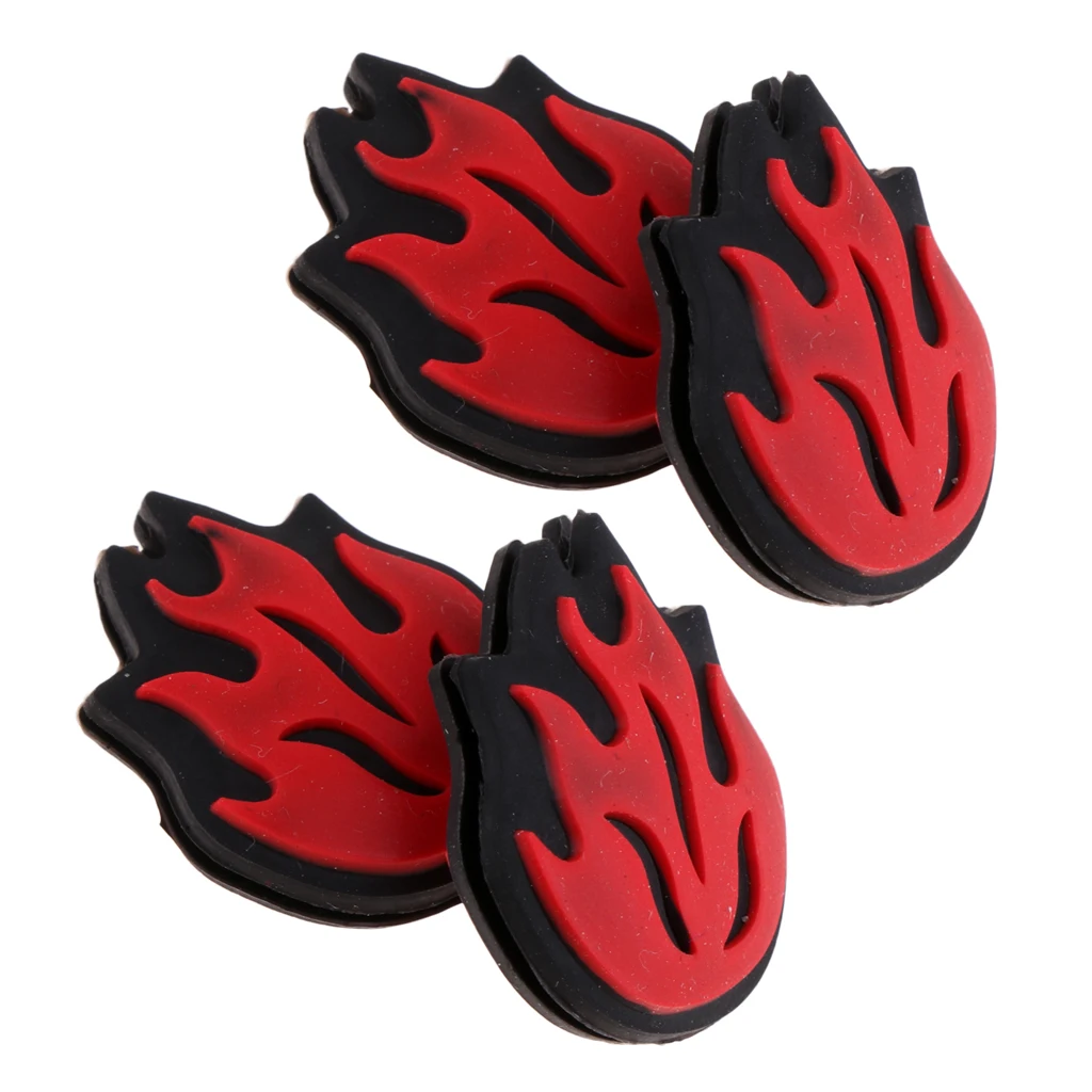 4 шт. прочный силиконовый теннисной ракетке гасители колебаний противоударный