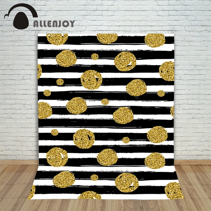 Allenjoy фотофоны с золотыми пятнами и черными полосками модный современный крутой
