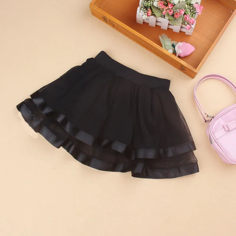 black tutu skirt Г. Черные юбки для школьниц от От 2 до 14 лет на весну, осень и лето детская одежда сетчатая юбка-пачка для маленьких девочек юбка-пачка JW1357 - Цвет: black tutu skirt