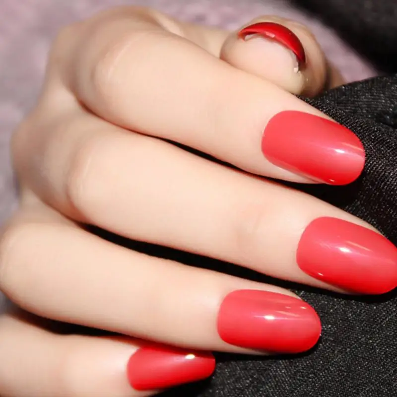 500 шт. круглые Поддельные Nail Art Советы Coloful Ложные tipspolish УФ гель Стикеры Декор
