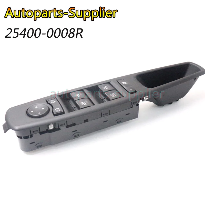Кнопка переключения бокового стекла драйвера 25400 0008R для Renault Fluence L30 Megane Laguna 2010 2016