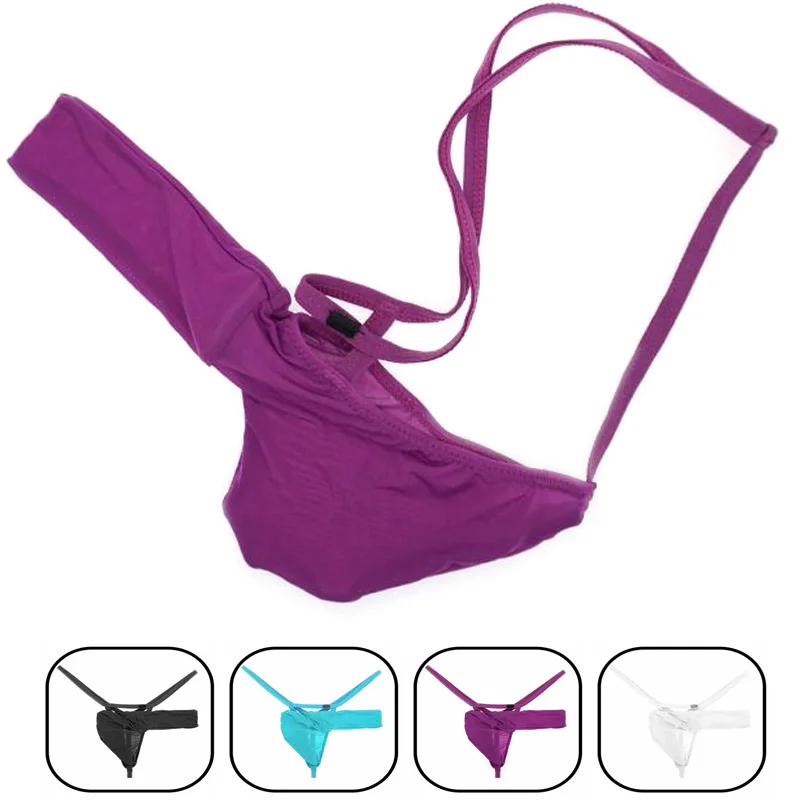 Мужские трусы джоки Удобные Трусы стринги с низкой талией и карманом сексуальное