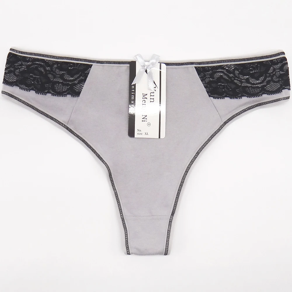 12 шт./упаковка женские хлопковые трусики стринги с Т образной спинкой|panties