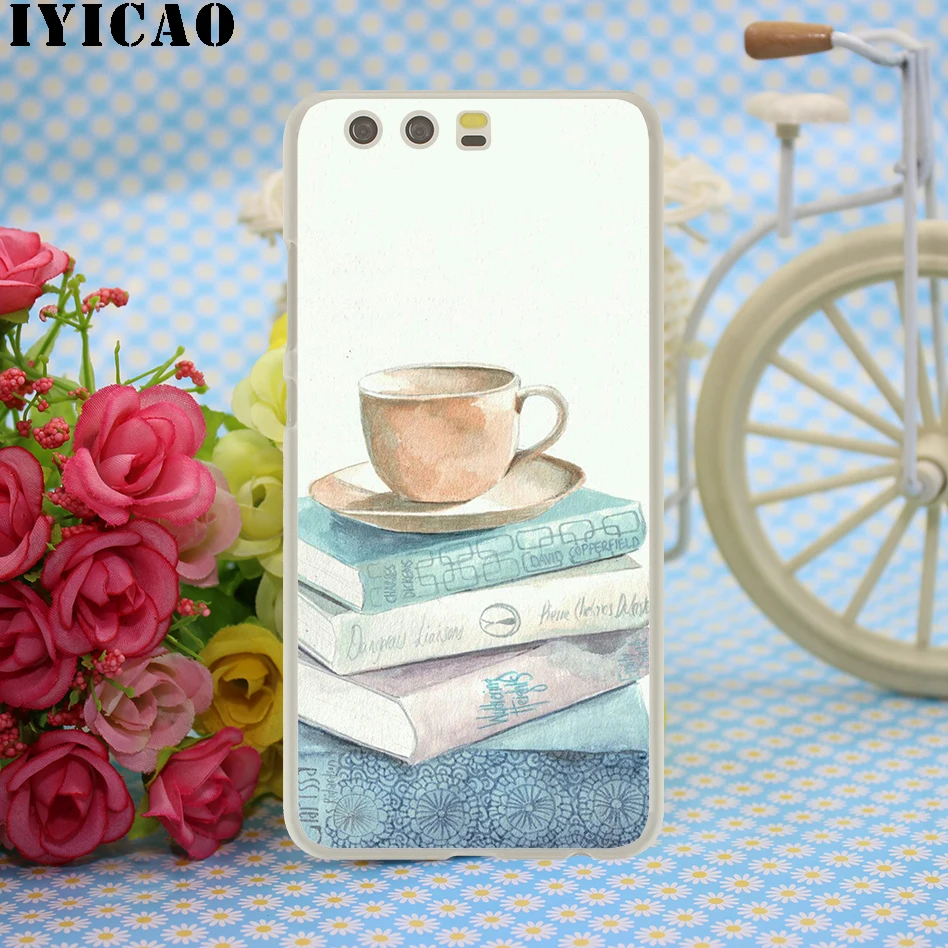 First coffee bookHard for Huawei P30 P20 P9 P10 Plus Pro P Smart Z Lite 2019 Nova 2i 3i 4 5i | Мобильные телефоны и