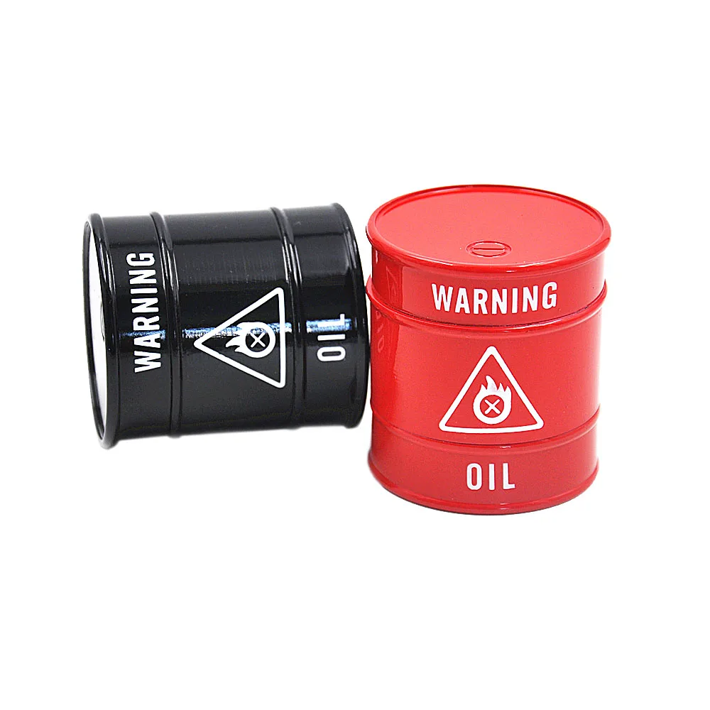 

WARNING Oil Drum Herb Grinder 40 MM 3 Layers Shark Teeth Metal Tobacco Grinder Spice Crusher Red/Black/Yellow