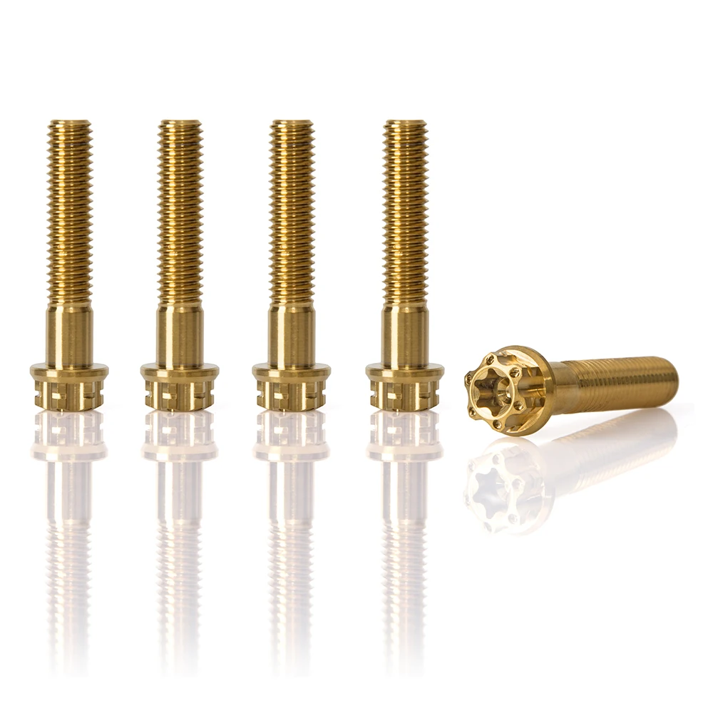 5PCS Titanium Wheel Lug Bolt Screw Hexagon Scooter For GTS 300 300/ie GTS300 | Covers &amp Ornamental Mouldings