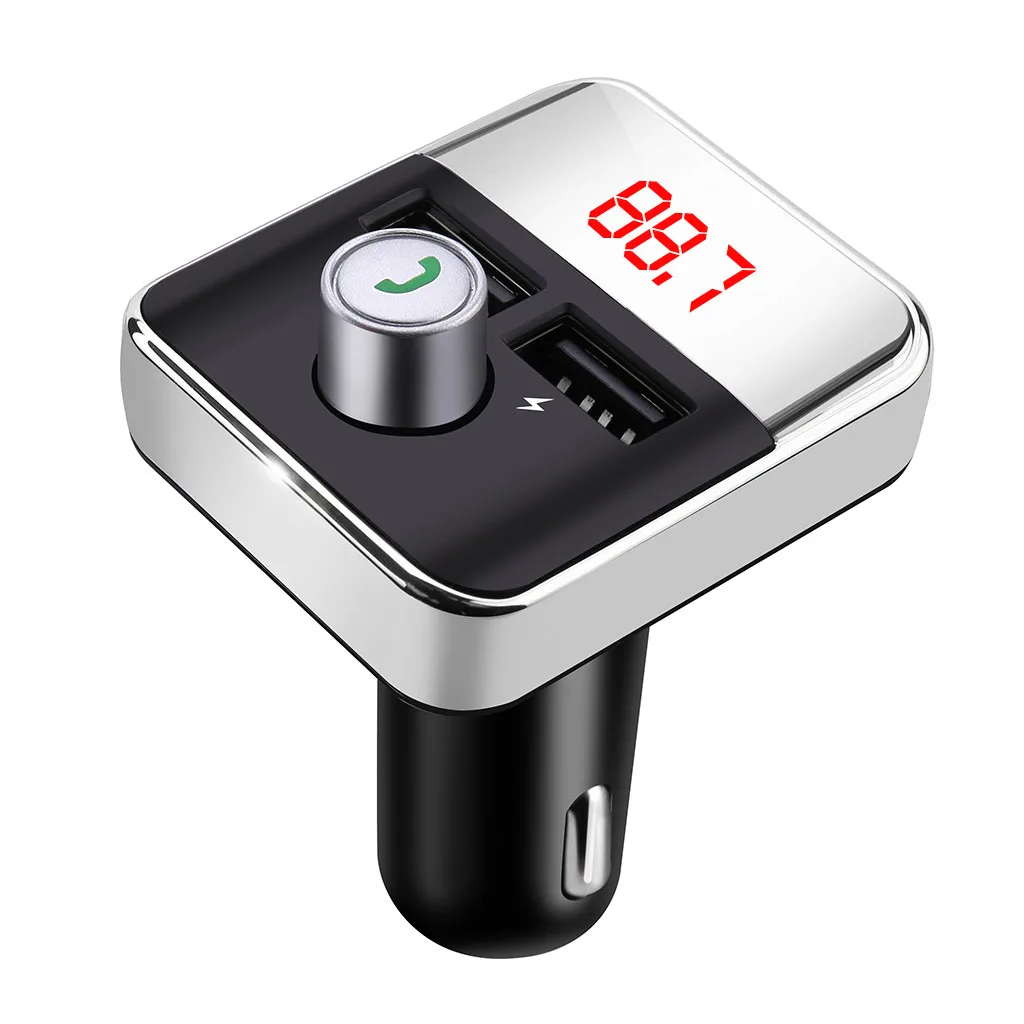 Автомобильный Bluetooth fm передатчик беспроводной радиоадаптер USB зарядное