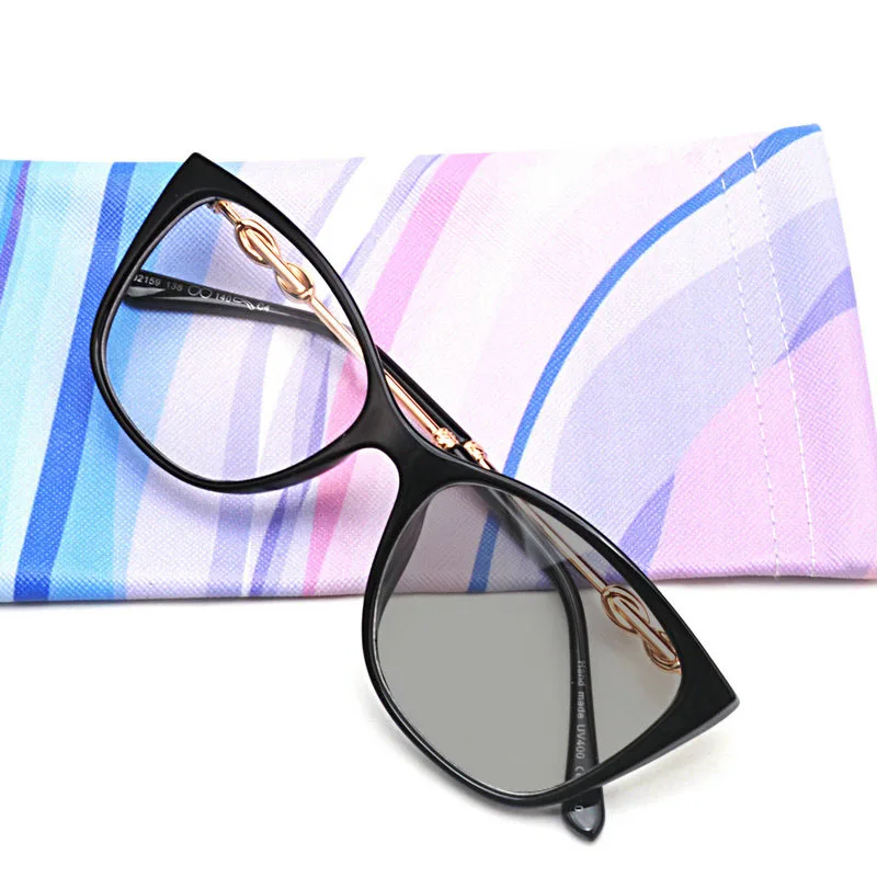 round cat Sun Photochromic Myopia Eyeglasses Optical women student Finished Eyewear prescription Glasses Frame FML | Аксессуары для