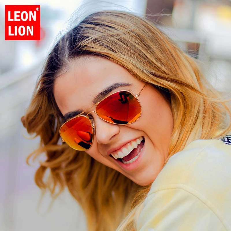 LeonLion, модные солнцезащитные очки для женщин/мужчин, фирменный дизайн, роскошные солнцезащитные очки для женщин, Ретро стиль, очки для вождения