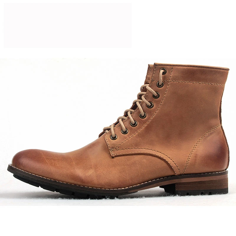 MYCOLEN/мужские высокие армейские ботинки с кружевом удобные роскошные