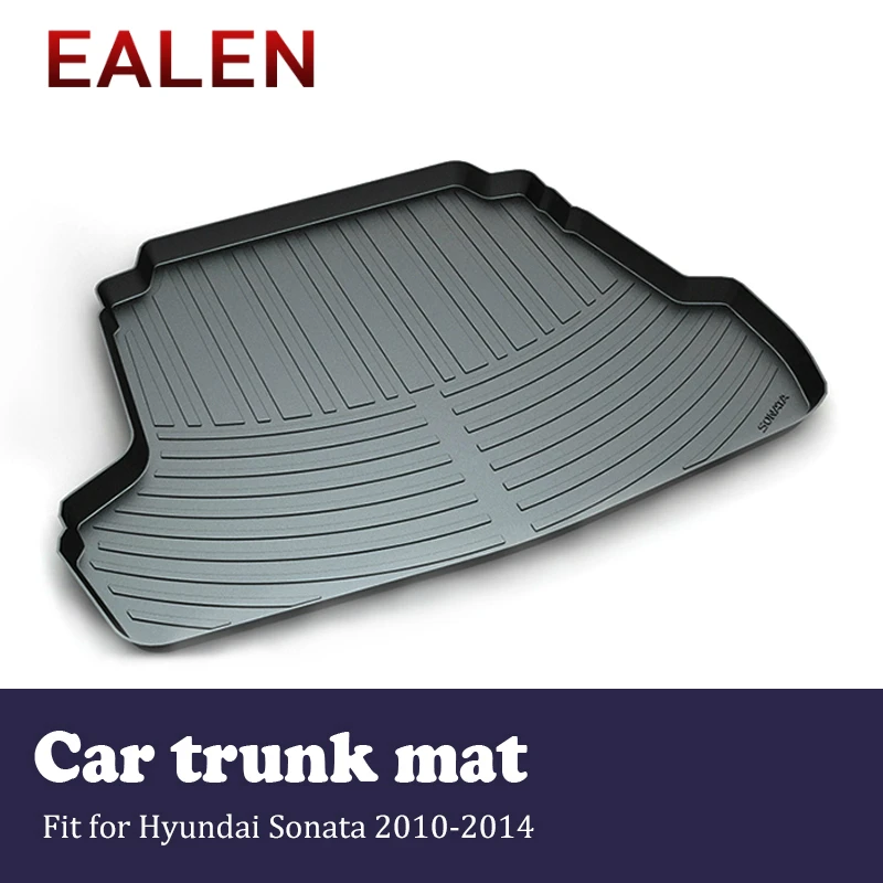 EALEN For Hyundai Sonata 2010 2011 2012 2013 2014 Boot Liner Waterproof Anti-slip mat Accessories 1Set Car Cargo rear trunk mat
